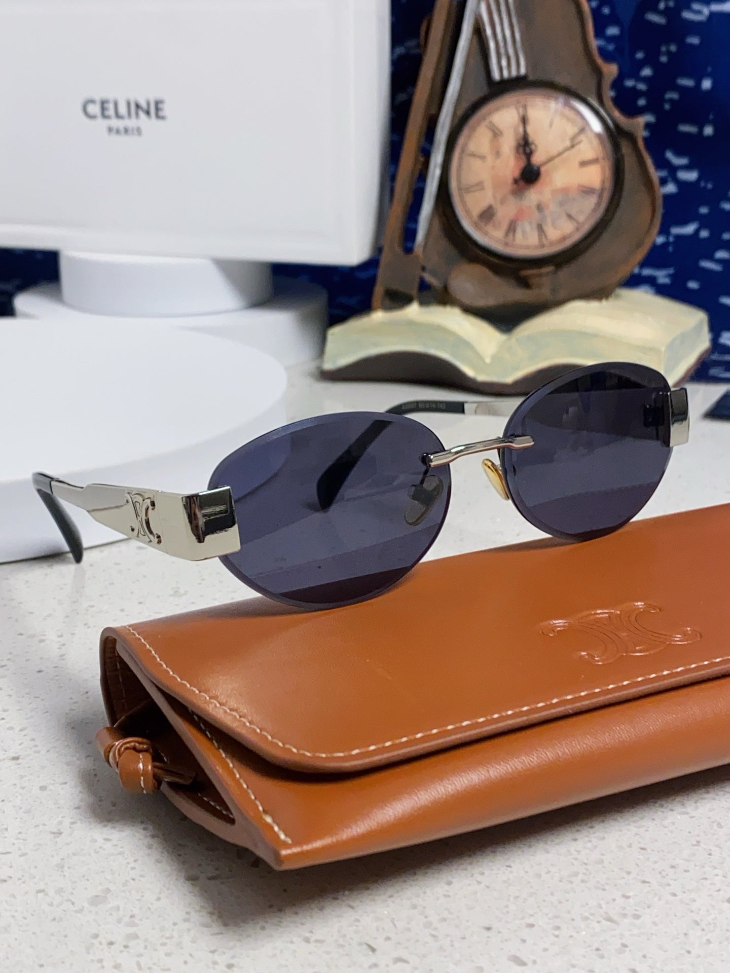 CELINE 26S SHIELD FRAME IN METAL 426372