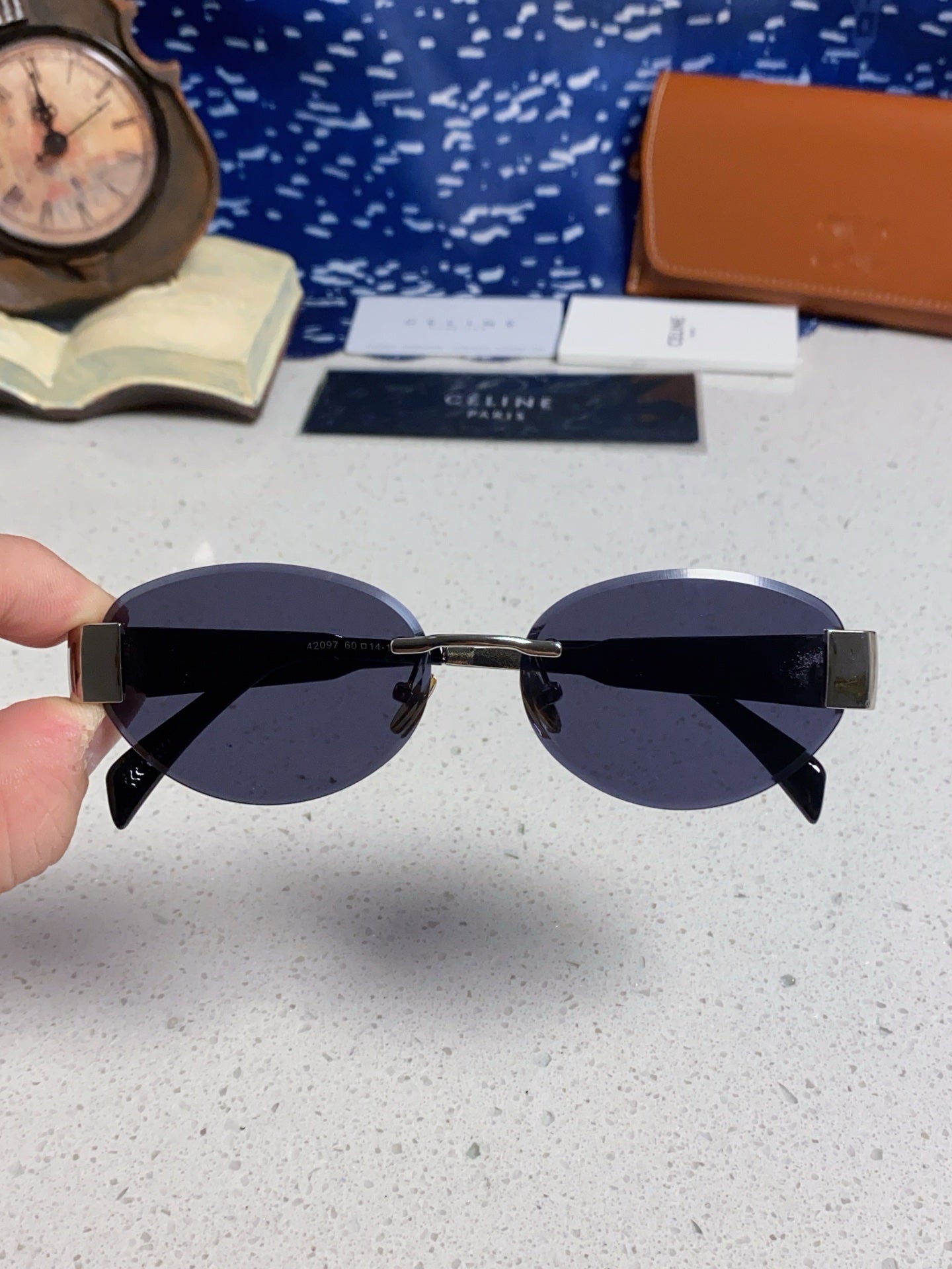 CELINE 26S SHIELD FRAME IN METAL 426372