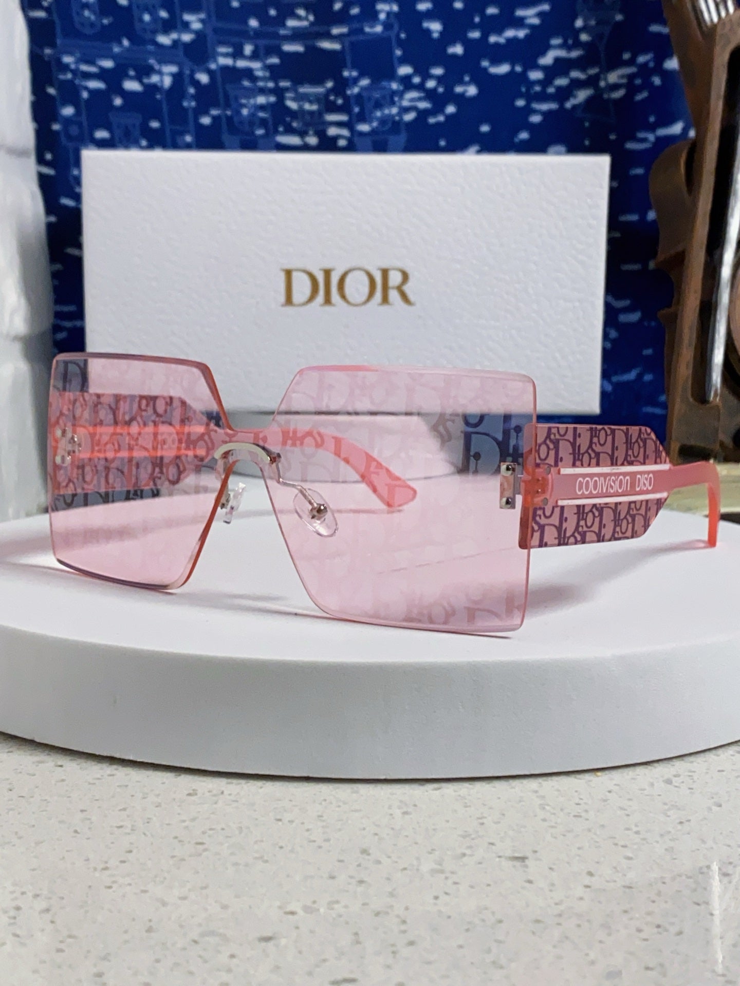 DIOR 26S SQUARE MASK FRAME IN ACETATE 408249