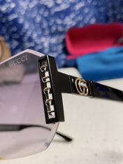 GUCCI 26S OVERSIZED SOLID FRAME IN ACETATE 420474