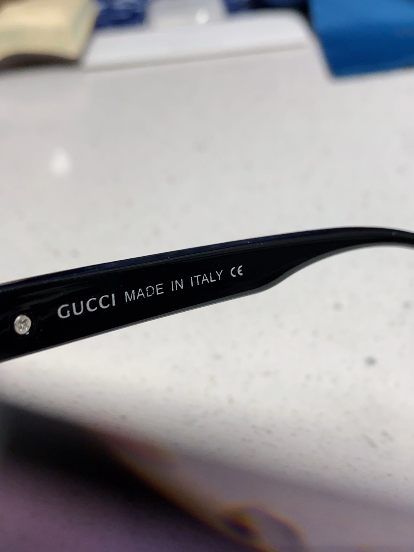 GUCCI 26S OVERSIZED SOLID FRAME IN ACETATE 420474