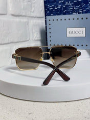 GUCCI 26S SQUARE FRAME IN METAL 420481