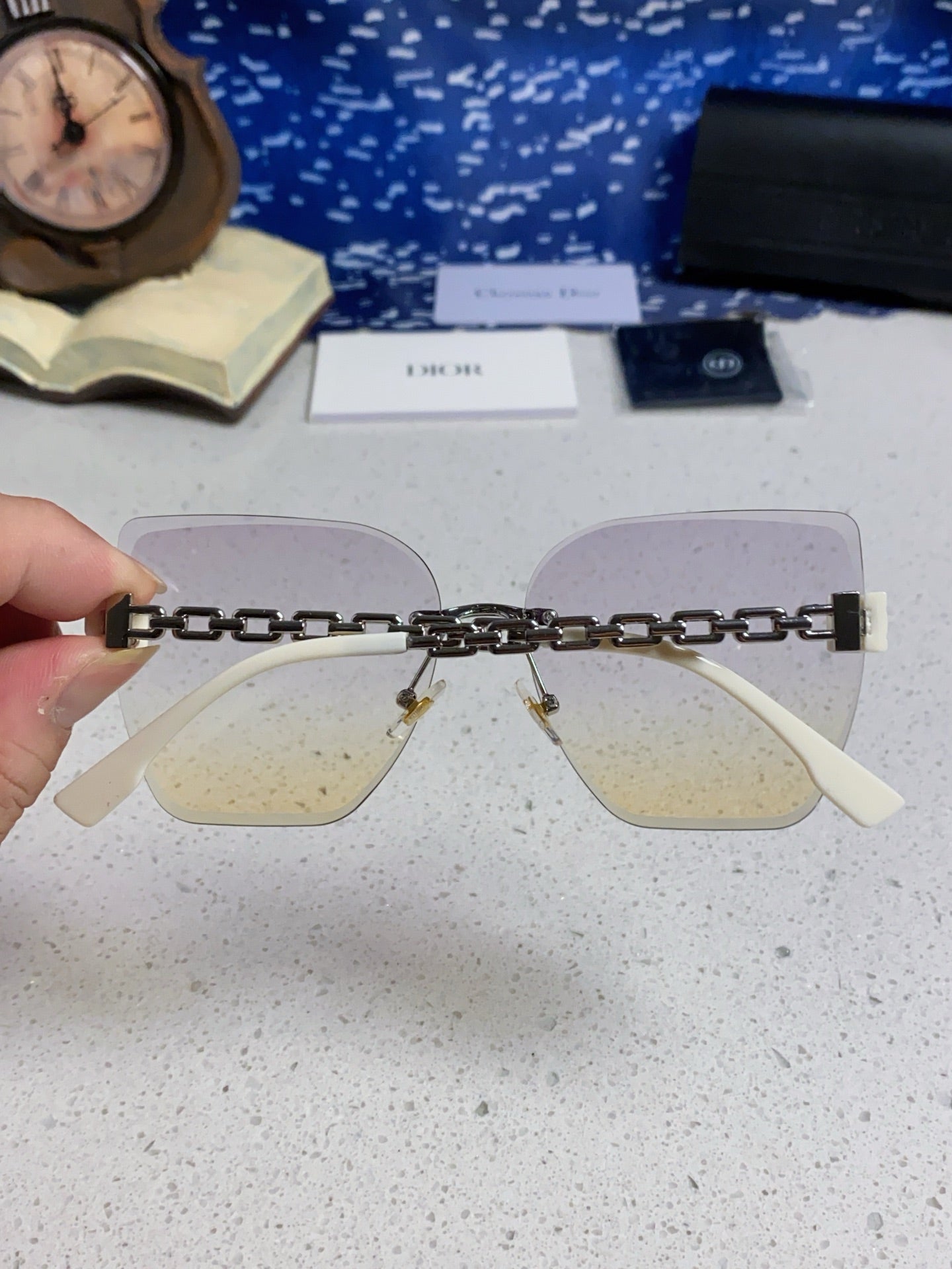 DIOR 26S SHIELD FRAME IN ACETATE 393349
