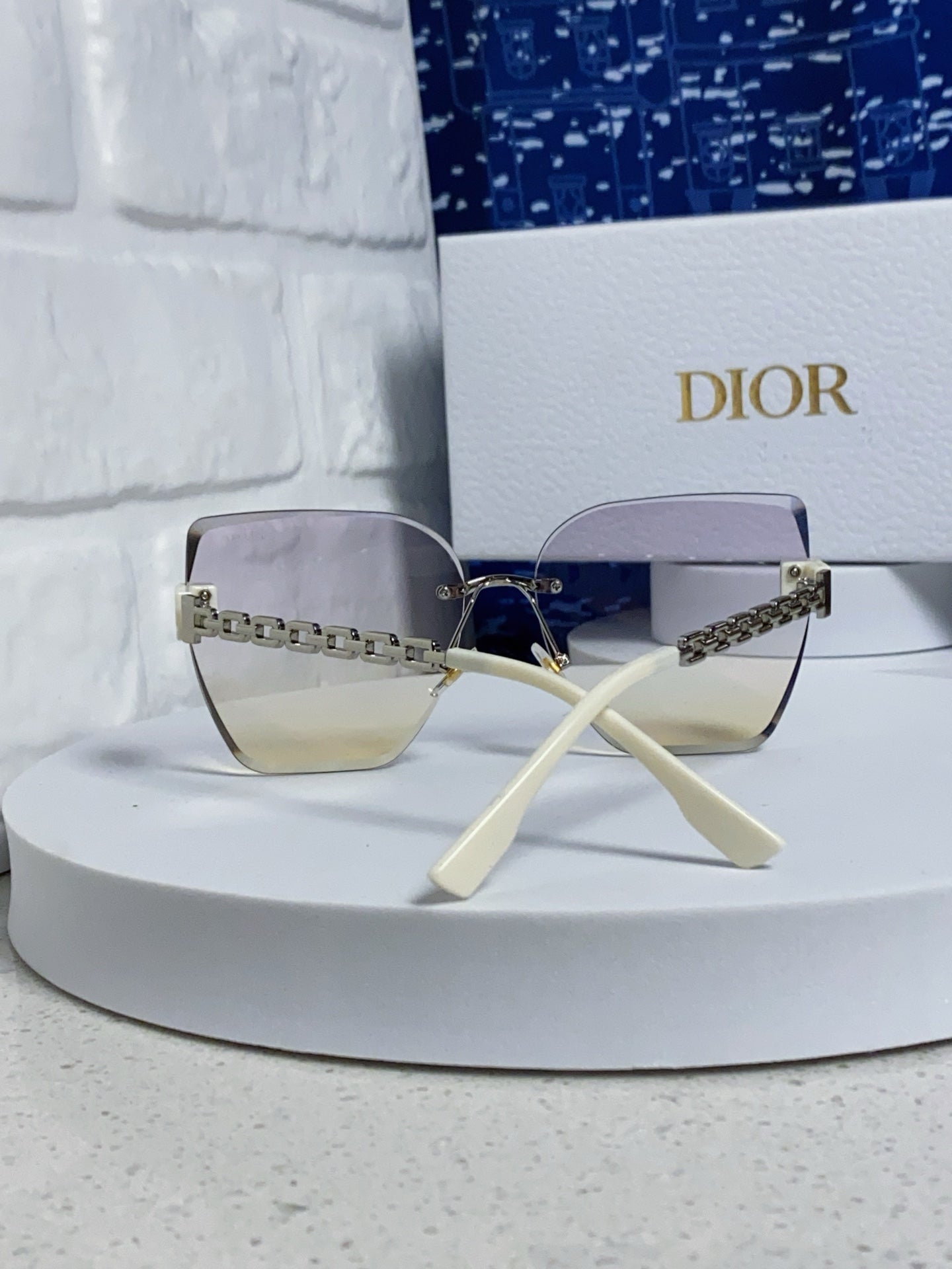 DIOR 26S SHIELD FRAME IN ACETATE 393349