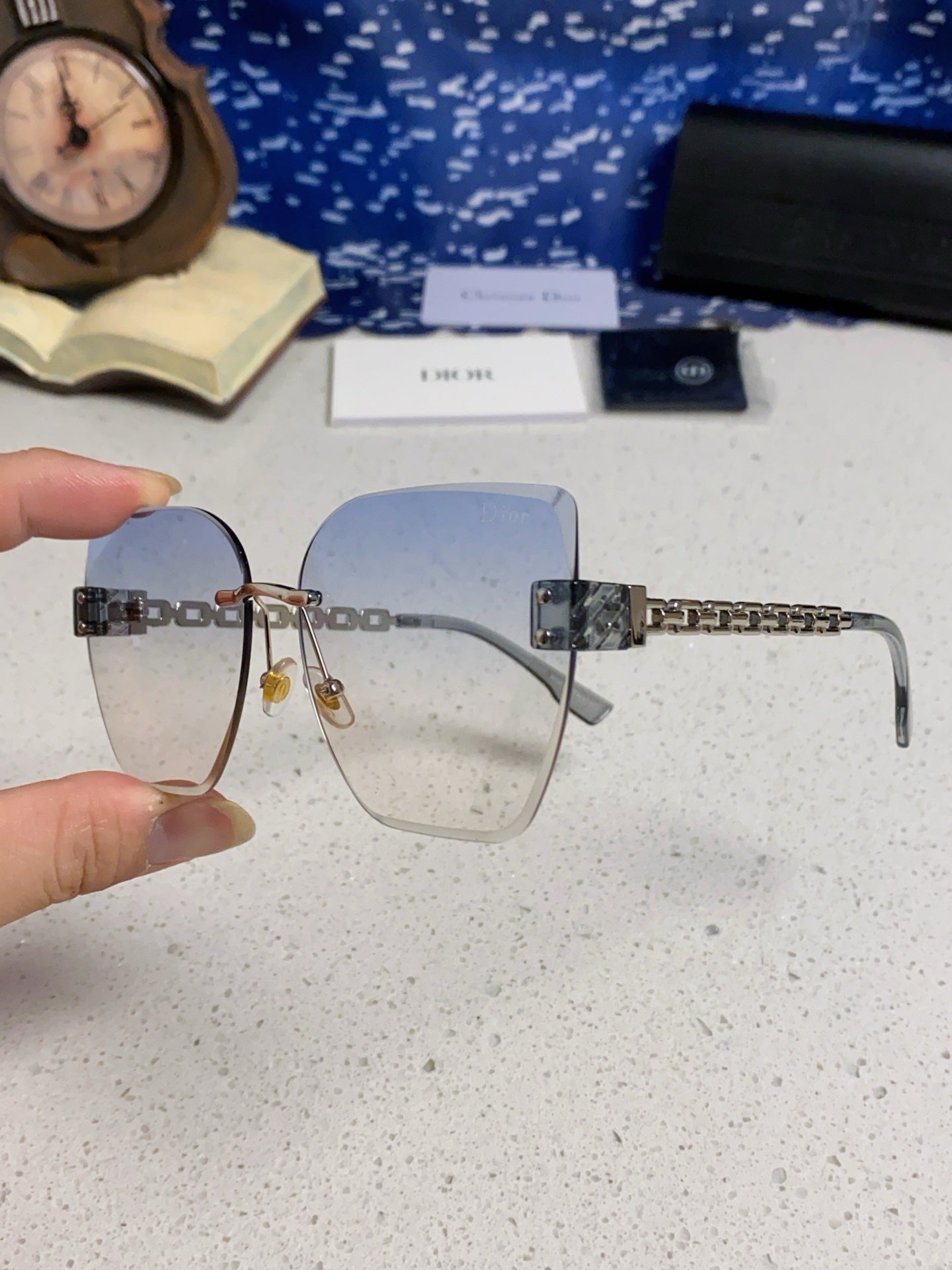 DIOR 26S SHIELD FRAME IN ACETATE 393350