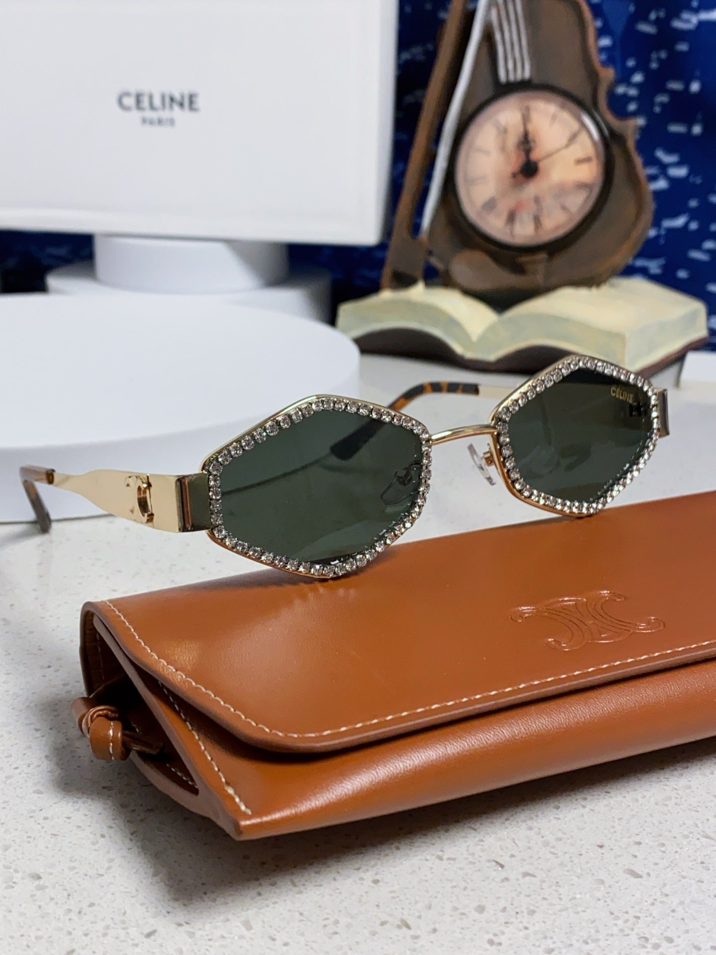 CELINE 26S OCTAGONAL FRAME IN METAL 430935