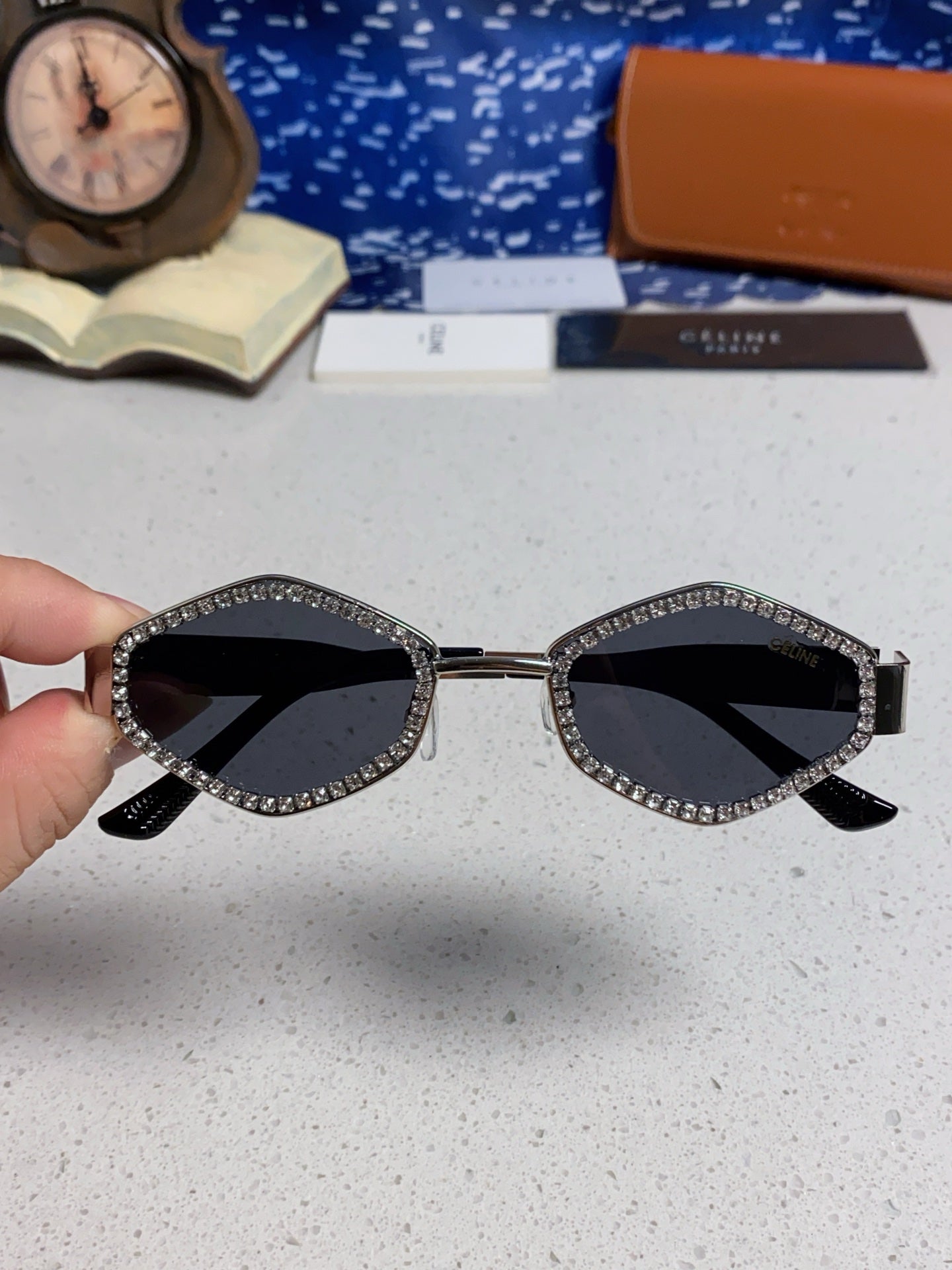 CELINE 26S OCTAGONAL FRAME IN METAL 430937