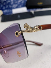 CARTIER 26S RIMLESS SQUARE FRAME IN METAL 439561