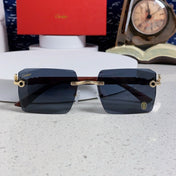 CARTIER 26S RIMLESS SQUARE FRAME IN METAL 439562