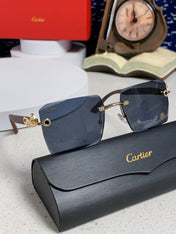 CARTIER 26S RIMLESS SQUARE FRAME IN METAL 439562