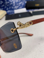 CARTIER 26S RIMLESS SQUARE FRAME IN METAL 439562