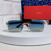 CARTIER 26S RIMLESS SQUARE FRAME IN METAL 439559