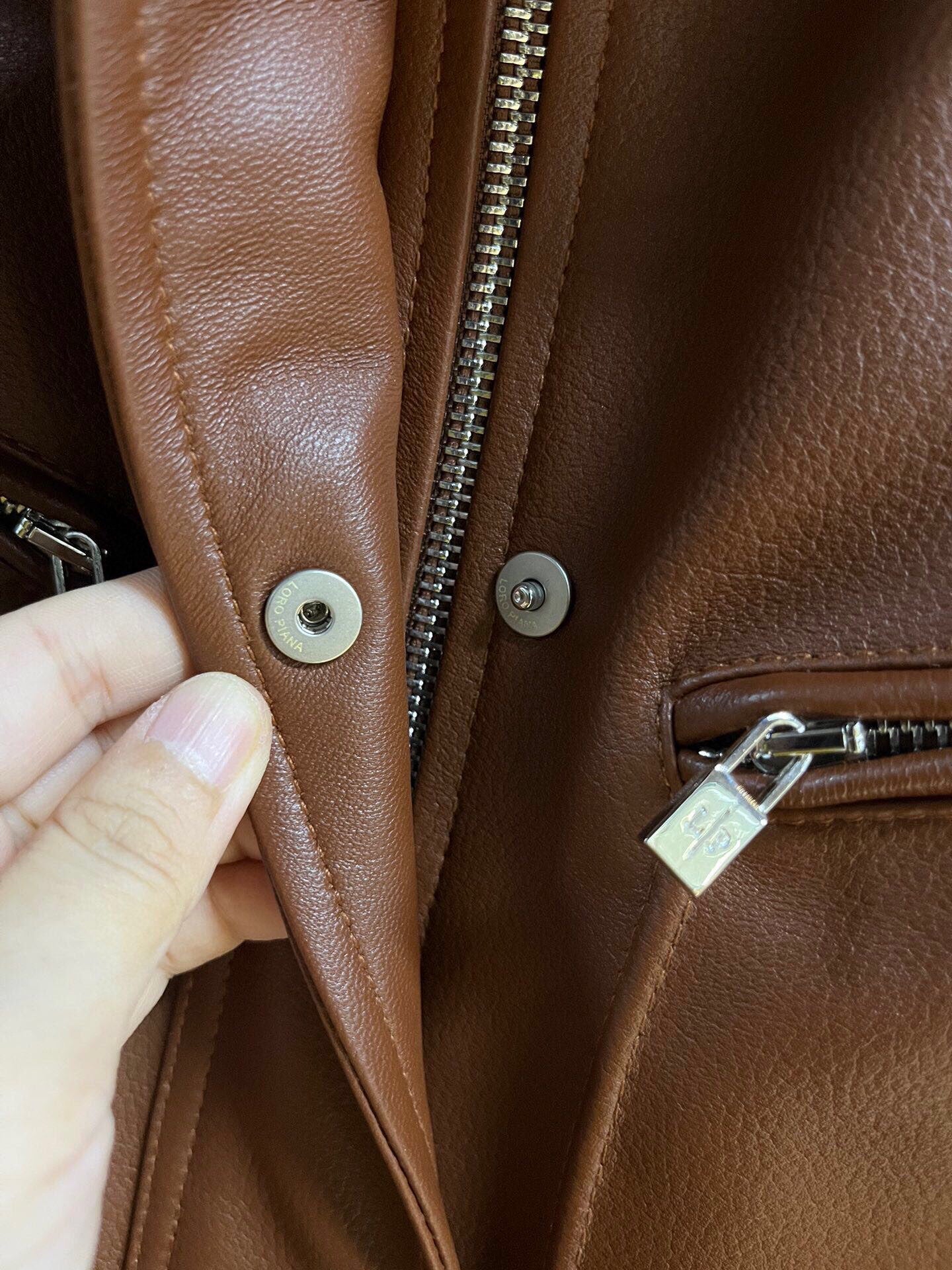 LP 26S BROWN LEATHER BOMBER JACKET 571