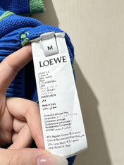 LOEWE 26S STRIPED SHORT-SLEEVE KNITTED SWEATER 551