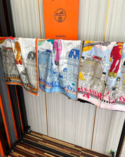 HERMES 25S SCARF 90 IN SILK 730548