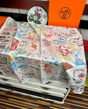 HERMES 25S SCARF 90 IN SILK 732035