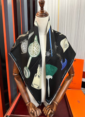 HERMES 25S SCARF 90 IN SILK 003