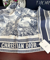 DIOR 26S SCARF 90CM IN SILK 313453