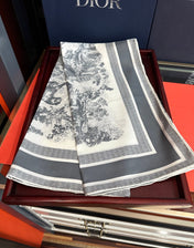 DIOR 26S SCARF 90CM IN SILK 313454