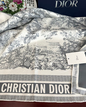 DIOR 26S SCARF 90CM IN SILK 313454