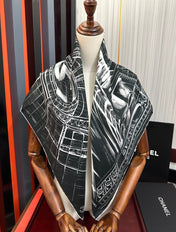CHANEL 26S SCARF 90 IN SILK 309999