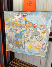 HERMES 26S SCARF 90 IN SILK 304199