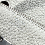 HM BIRKIN 25CM IN CREAM TOGO LEATHER SILVER HARDWARE