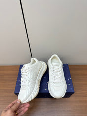 GG Ripple Leather Sneakers White