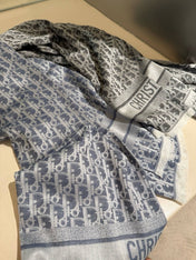 DIOR 26S SCARF 140CM IN SILK & CASHMERE 299997