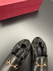 GUCCI 26S LOAFERS IN BLACK CALFSKIN