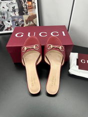 GUCCI 26S HIGH-HEELED SANDALS 50 MM IN RED CALFSKIN