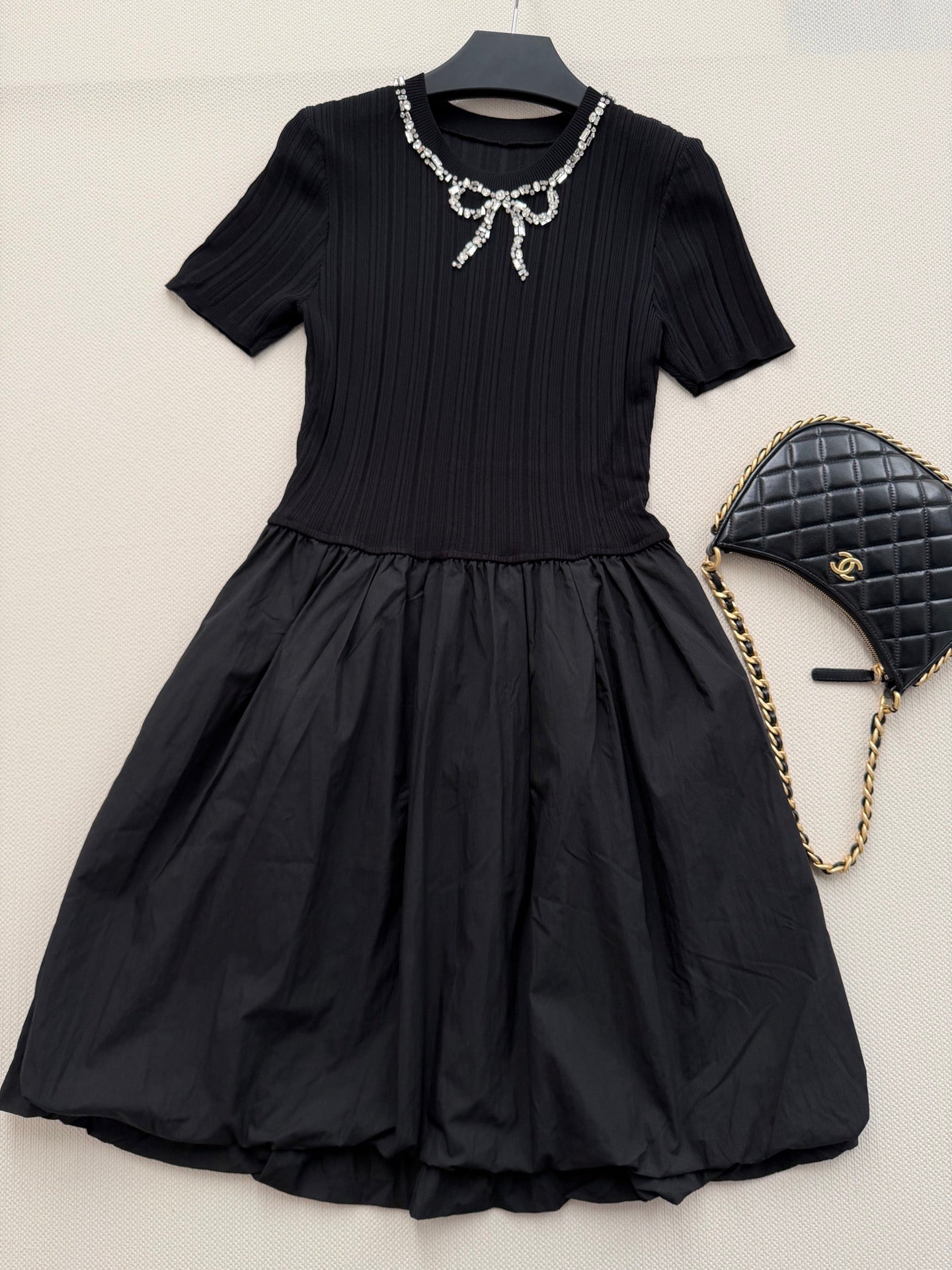 VALENTINO 26S SHORT SLEEVE KNIT DRESS 213