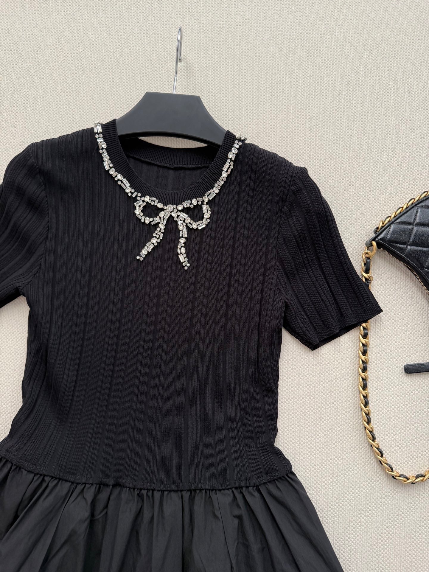 VALENTINO 26S SHORT SLEEVE KNIT DRESS 213