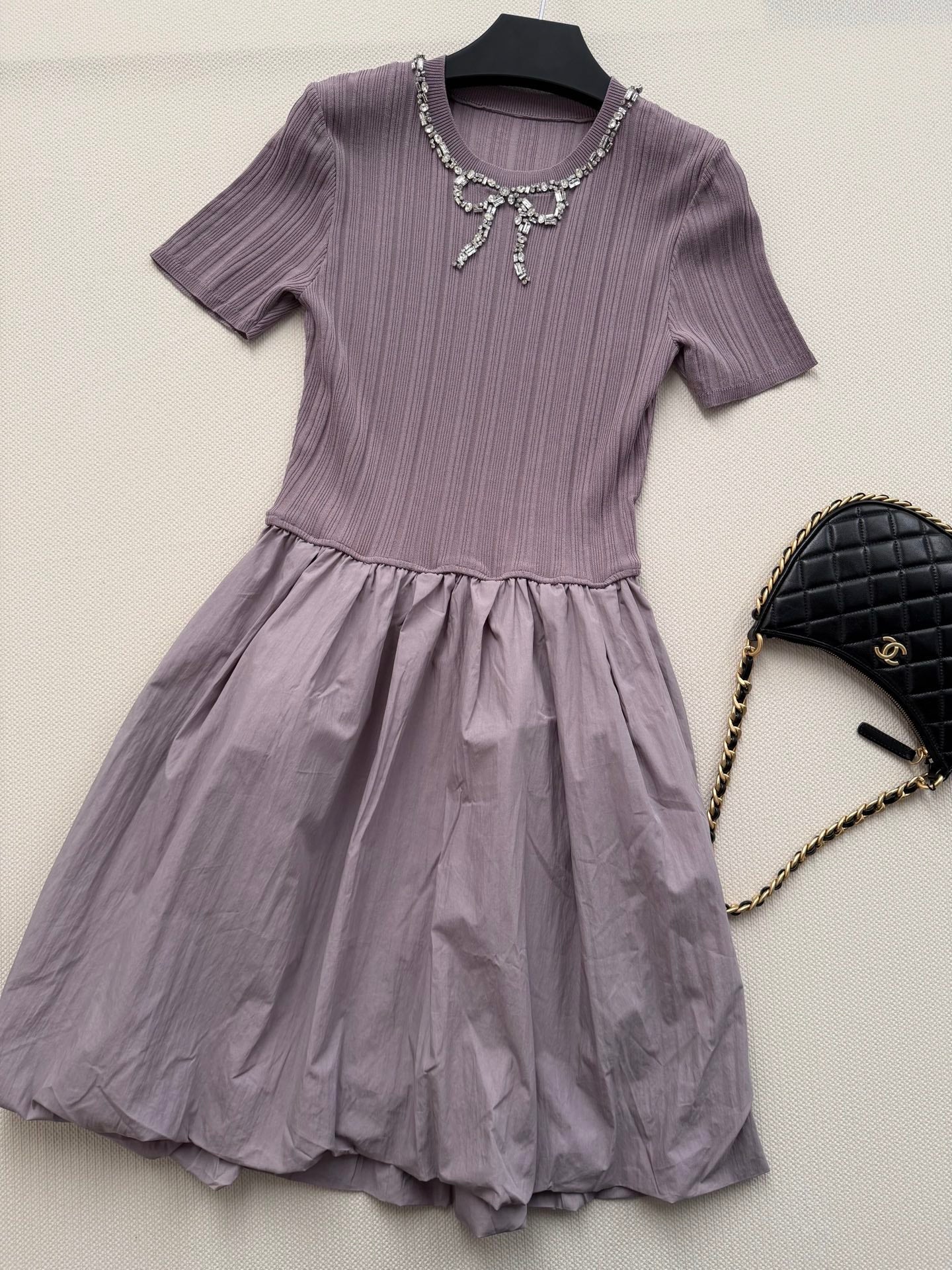 VALENTINO 26S SHORT SLEEVE KNIT DRESS 212