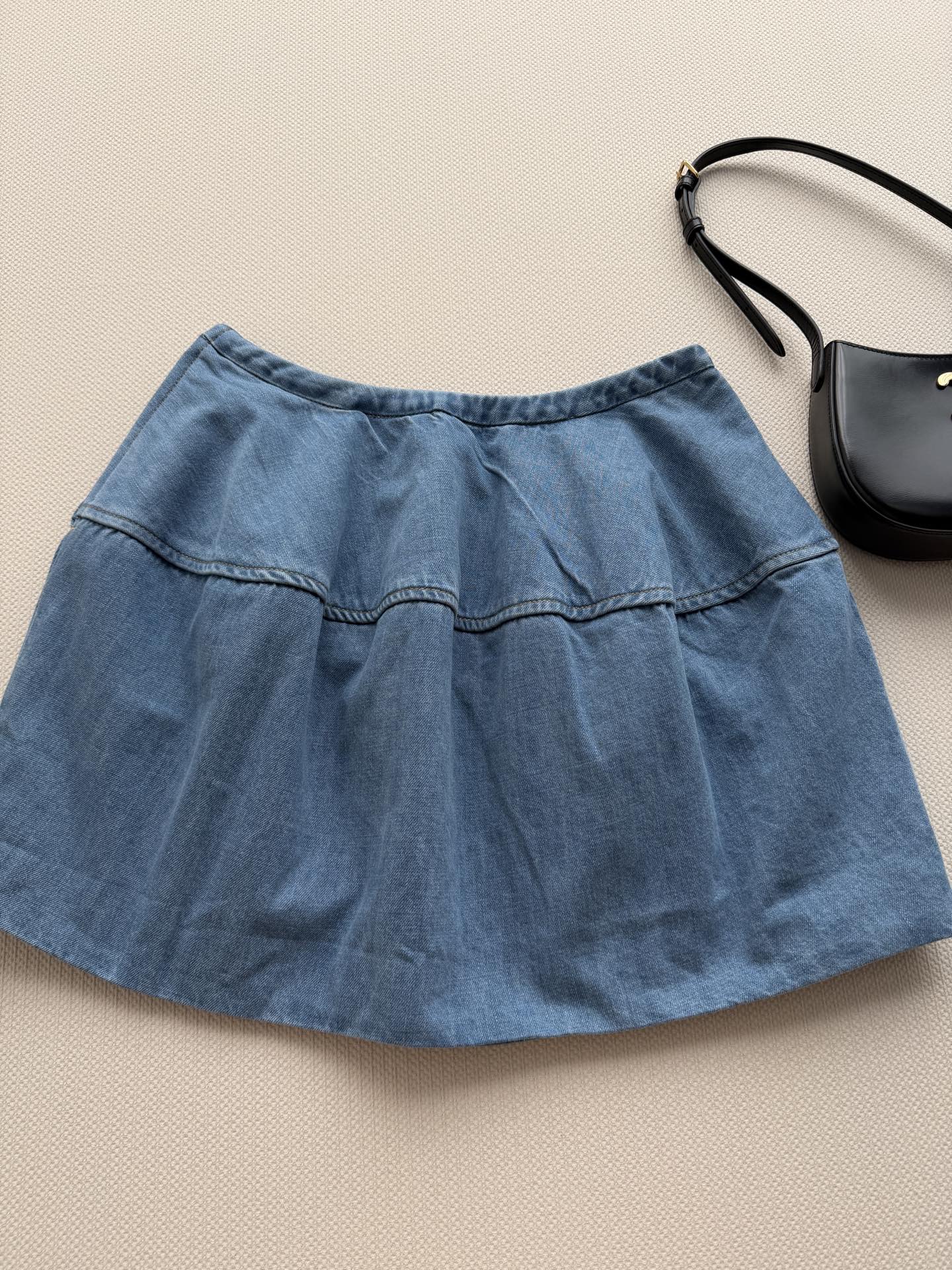 LOEWE 26S BALLOON DENIM SKIRT 547
