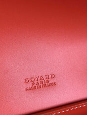 DUCHESSE MARIE-CAROLINE BAG 25 IN ORANGE GOYARDINE CANVAS AND SMOOTH CALFSKIN