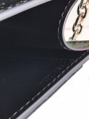 DUCHESSE MARIE-CAROLINE BAG 25 IN BLACK GOYARDINE CANVAS AND SMOOTH CALFSKIN