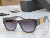 EMBOSSED LOGO MEDUSA BIGGIE SQUARE FRAME SUNGLASSES VE 6787 IN ACETATE