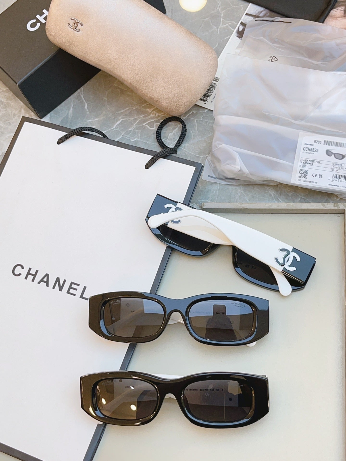 CHANEL 26S RECTANGULAR FRAMES IN ACETATE 415250