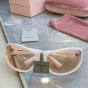 MIUMIU 26S OVERSIZE RECTANGULAR FRAME IN ACETATE 426265