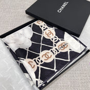 CHANEL 26S SCARF 90 IN SILK 311804