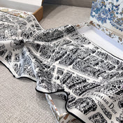 DIOR 26S SCARF 110CM IN SILK 262831