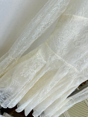 VALENTINO 26S LONG SLEEVE LACE MINI DRESS 205