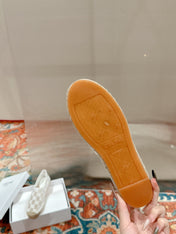 ESPADRILLES IN WHITE MESH