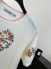 DIOR 26S SHORT-SLEEVED KNIT T-SHIRT 950