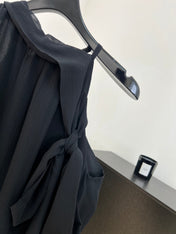 VALENTINO 26S SLEEVELESS TIE-NECK BLOUSE 459