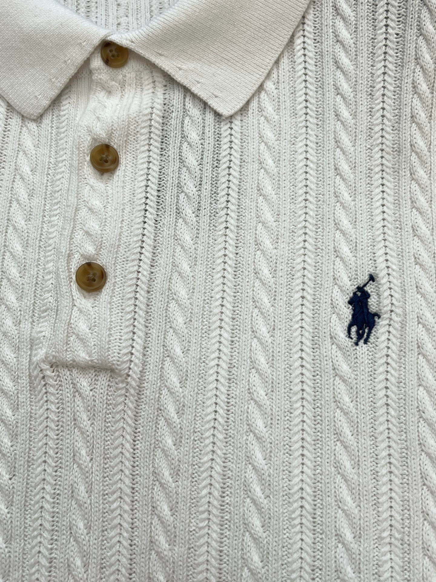 RALPH LAUREN 26S SHORT SLEEVE POLO KNIT TOP 347