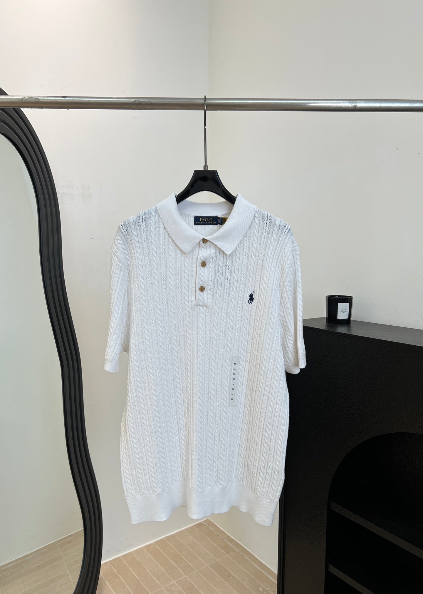RALPH LAUREN 26S SHORT SLEEVE POLO KNIT TOP 347
