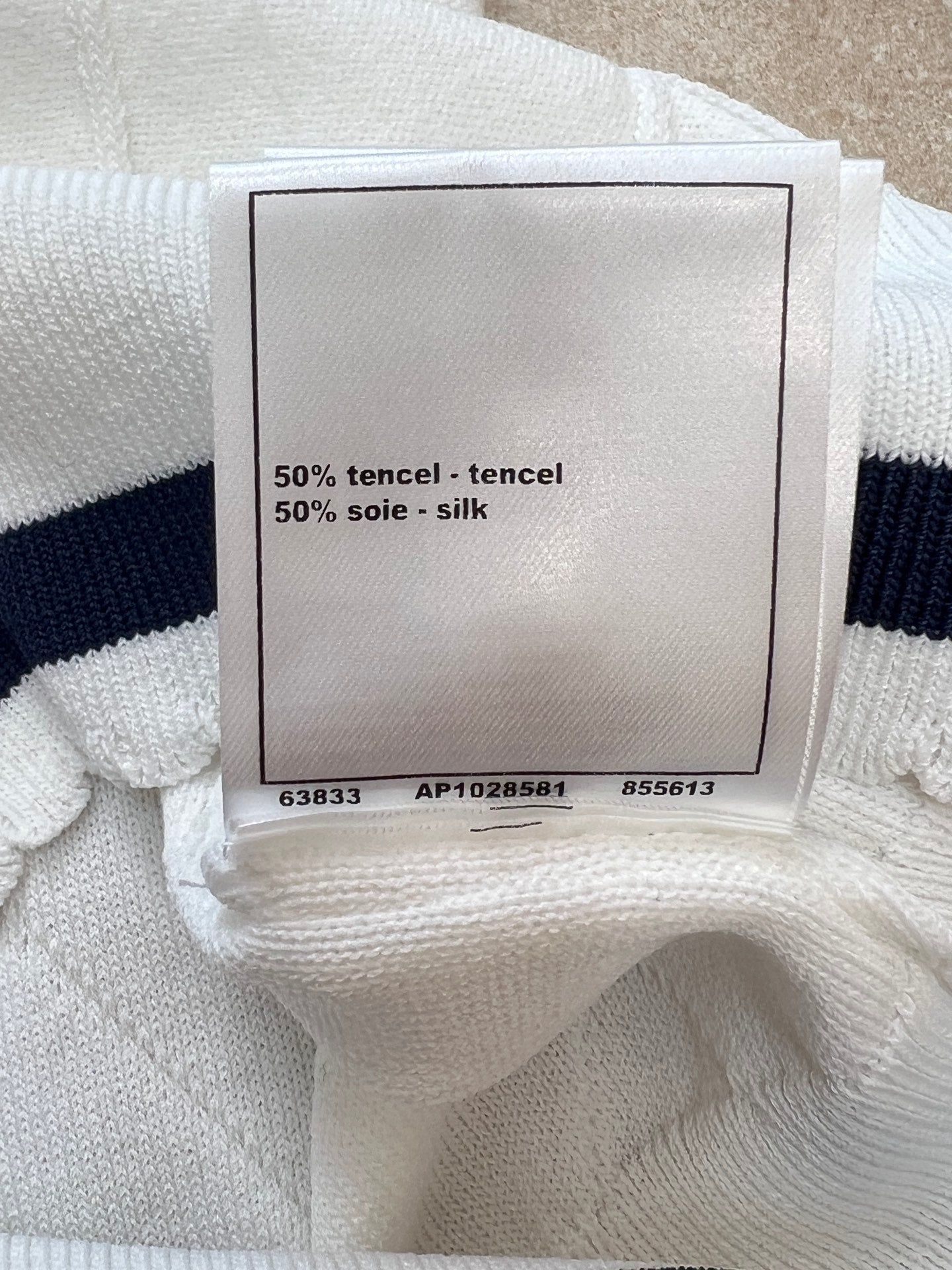 CHANEL 26S SLEEVELESS POLO KNIT TOP STYLE 1151