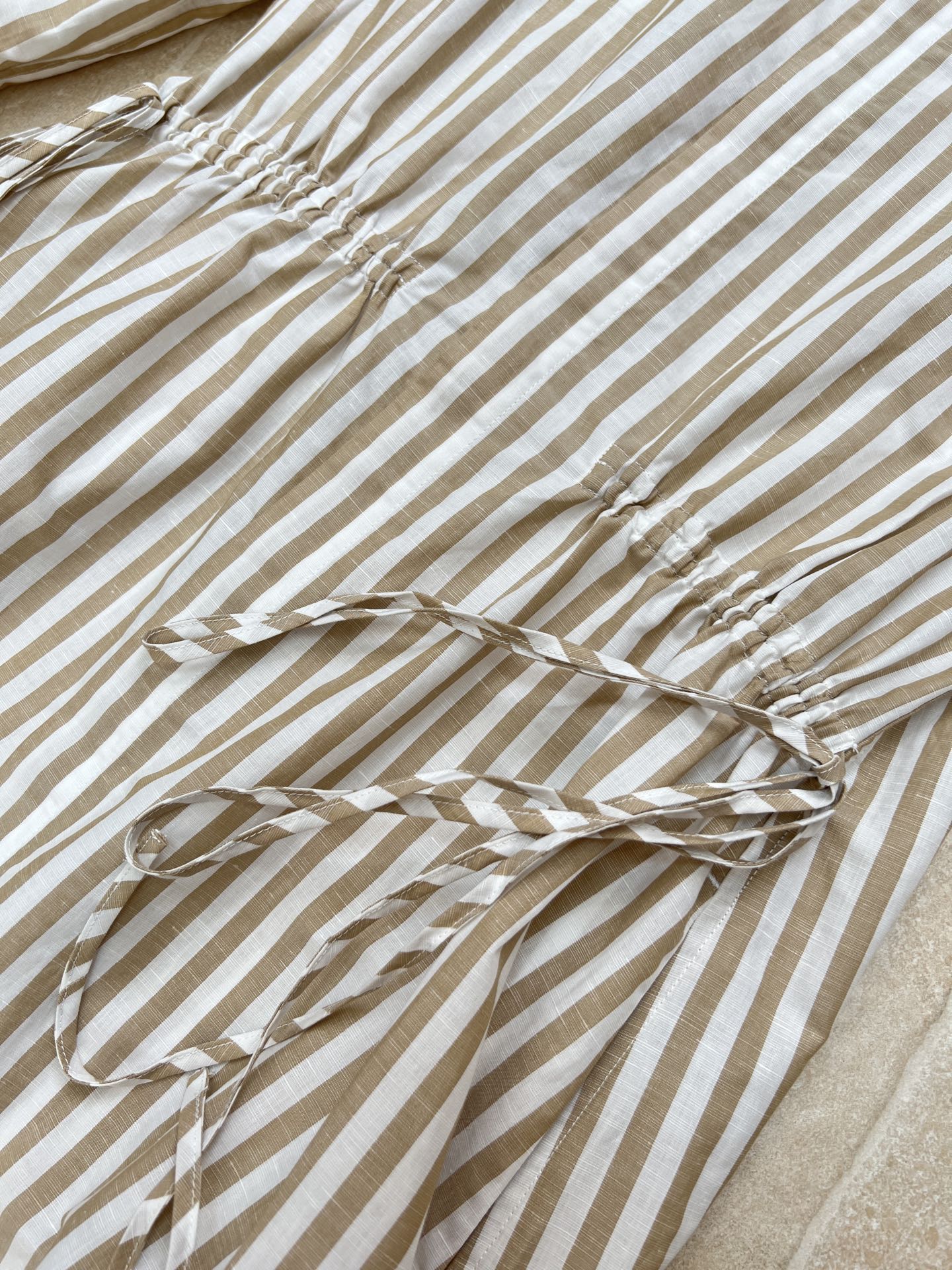 RALPH LAUREN 26S STRIPED SHIRT DRESS 355
